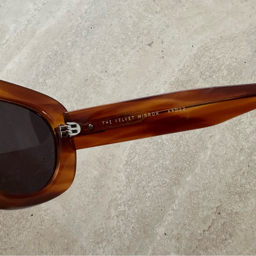 Crap Eyewear The Velvet Mirror Square Brown Sunglasses - Picture 7 of 9